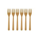 Borapack 25 Adet Plastik Çatal Gold