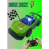 Boratila Toys 1:18 Ölçek 27 Mhz Uzaktan Kumandalı Hızlı Şarjlı Işıklı Full Fonksiyon Yarış Arabası Drift - Yeşil