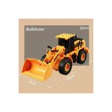 Boratila Toys 1:24 40 Mhz Uzaktan Kumandalı Şarjlı 6 Kanallı Dozer Kepçe Iş Makinası Oyuncağı rcküçükbulldozer,