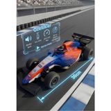 Boratila Toys 2.4 Ghz Demo Modlu 30 cm 20 Km Hızlı Şarjlı Işıklı Motor Sesli Full Fonksiyon Uzaktan Kumandalı F1 Formüla Yarış Arabası - Bordo