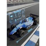 Boratila Toys 2.4 Ghz Demo Modlu 30 cm 20 Km Hızlı Şarjlı Işıklı Motor Sesli Full Fonksiyon Uzaktan Kumandalı F1 Formüla Yarış Arabası - Mavi