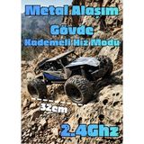 Boratila Toys 2.4ghz Metal Alaşım Uzaktan Kumandalı Ayarlanabilir Hızlı Off-Road Araba - Lacivert