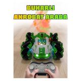 Boratila Toys 2.4Ghz Uzaktan Kumandalı Full Fonksiyon Sesli Işıklı Type-c Şarjlı Duman Atan Akrobat Araba
