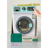 Boratila Toys Dokunmatik Ekranlı Işıklı Pilli Simülasyon Sesli Oyuncak Çamaşır Makinesi - Çocuk Oyun Seti