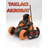 Boratila Toys Uzaktan Kumandalı Şarjli Full Fonksiyon Takla Atan Amuda Kalkan Akrobatik Araba Taklacı Akrobat - Turuncu