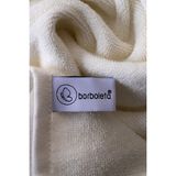 Borboleta Home Soft Petal Cherry Kadife Punch Nakışlı 50X90 El Havlusu % 100 Pamuk - Ekru - 50 x 90 cm