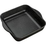 Borcam Non-Stick Fırın Tepsisi, Yapışmaz, Siyah, 22 x 22 x 5.9 cm
