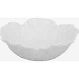 Bordallo Pinheiro Cabbage Beyaz Seramik Servis Kasesi 22,5 cm