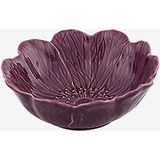 Bordallo Pinheiro Flora Mor Seramik Servis Kasesi 17 Cm