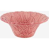 Bordallo Pinheiro Maria Flor Pembe Seramik Servis Kasesi 16 Cm - Sofra Grubu