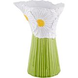 Bordallo Pinheiro Maria Flor Yeşil Seramik Sürahi - Beyaz-Yeşil - Standart