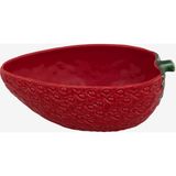 Bordallo Pinheiro Strawberries Kırmızı Seramik Servis Kasesi 24 Cm - Sofra Grubu