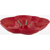 Bordallo Pinheiro Tomato Kırmızı Seramik Servis Tabağı 38 Cm
