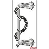 Border Desen Stencil Şablon (20x40) BR-029
