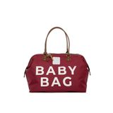Bordo Baby Bag Baskılı Bebek Bakım Çantası M000002169
