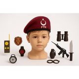 Bordo Bereli Oyuncak Asker Seti