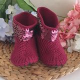 Bordo Çocuk Pullu Ev Babeti