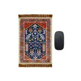 Bordo Dekoratif Küçük Halı Mousepad