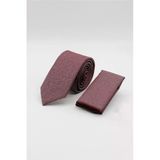 Bordo Desenli 6 Cm Kravat 1090255114