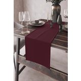 Bordo Desensiz Sade Premium Runner Masa Örtüsü RNR007