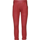 Bordo Duble Paça Beli Pileli Kız Çocuk Cepli Pantolon
