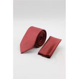 Bordo Düz Saten Kravat 6 Cm 1090260200
