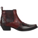 Bordo FootCourt Kovboy Botu Deri Dış Yüzey ve Slip-on Bağlama ile Günlük Kullanım İçin