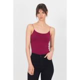 Bordo Ince Askılı Basic Atlet 848 - M