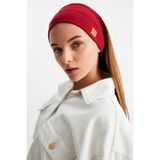 Bordo Kadin Pamuklu Kaskorse, Kaymaz, Terletmez, Ultra Hafif, Spor Sac Bandi Bandana Buff