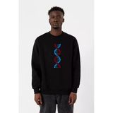Bordo Mavi Dna Siyah Erkek 2İp Sweatshirt