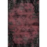 Bordo Modern Etnik Desenli Modern Geometrik Etnik Desenli Boho Makinada Yıkanabilir Hav Toz Vermez Leke Tutmaz Kaymaz Taban Dijital Makine Baskı Halı Oturma Odası Salon Yolluk Koridor Mutfak Halısı