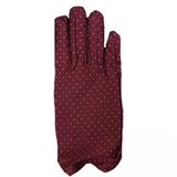 Bordo Renk Puanlı Çocuk Eldiveni Bx40