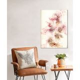 BORDO SANAT 60x100cm Soyut Dekoratif Duvar Kanvas Tablo