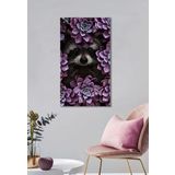 BORDO SANAT 60x105cm Hayvan Dekoratif Duvar Kanvas Tablo