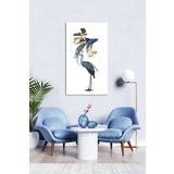 BORDO SANAT 60x105cm Hayvanlar Dekoratif Duvar Kanvas Tablo