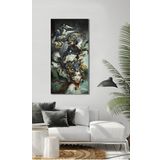 BORDO SANAT 60x120cm Fantastik Dekoratif Duvar Kanvas Tablo
