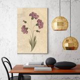 BORDO SANAT 60x90cm Çiçek Dekoratif Duvar Kanvas Tablo