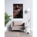 BORDO SANAT 60x90cm Papağan Dekoratif Duvar Kanvas Tablo