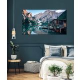 BORDO SANAT 70x40cm Göl Dekoratif Duvar Kanvas Tablo