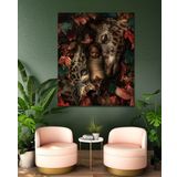 BORDO SANAT 70x85cm Bebek Dekoratif Duvar Kanvas Tablo