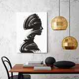 BORDO SANAT 80x110cm Soyut Dekoratif Duvar Kanvas Tablo
