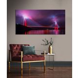 Bordo Sanat BRD-SNT-M-0268 80x40 cm İstanbul Dekoratif Duvar Kanvas Tablo