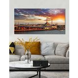 Bordo Sanat BRD-SNT-M-0276 80x40 cm İstanbul Dekoratif Duvar Kanvas Tablo
