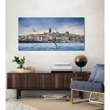 Bordo Sanat BRD-SNT-M-0287 80x40 cm İstanbul Dekoratif Duvar Kanvas Tablo