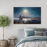 Bordo Sanat BRD-SNT-M-0391 65x40 cm Eski İstanbul Dekoratif Duvar Kanvas Tablo