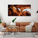 Bordo Sanat BRD-SNT-M-0425 80x40 cm Kanyon Dekoratif Duvar Kanvas Tablo