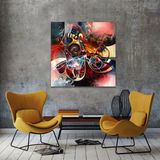 Bordo Sanat BRD-SNT-M-0696 60x60 cm Soyut Dekoratif Duvar Kanvas Tablo