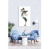 Bordo Sanat BRD-SNT-M-1073 50x90 cm Hayvanlar Dekoratif Duvar Kanvas Tablo