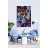 Bordo Sanat BRD-SNT-M-1174 50x75 cm Tilki Dekoratif Duvar Kanvas Tablo