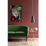 Bordo Sanat BRD-SNT-M-1206 60x90 cm Kaplan Dekoratif Duvar Kanvas Tablo